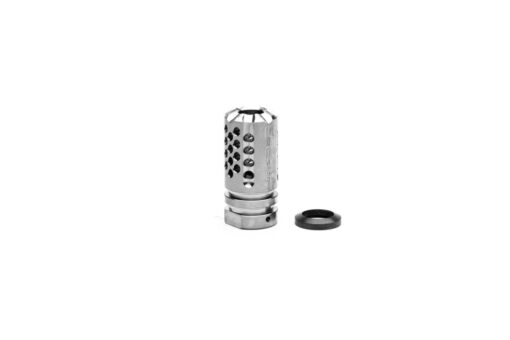 SLR Rifleworks Synergy Mini Comp 9mm 1/2x36 - Titanium - Black Rifle Depot