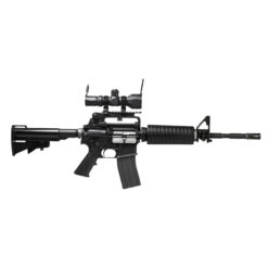 NcSTAR AR Combo/Carry Handle Adapter/3-9X42 Rubber Compact Riflescope