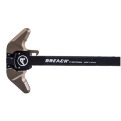 Aero Precision AR-10 Breach Ambi Charging Handle w/ Large Lever - Black/Kodiak Brown