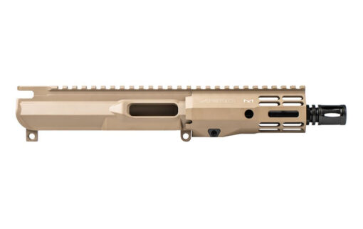Aero Precision EPC-9 Threaded 5.5" 9mm Complete Upper Receiver w/ ATLAS R-ONE 4.8" Handguard - FDE Cerakote - Black Rifle Depot