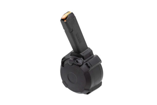 Magpul Industries PMAG D-50 9MM 50 Rounds Drum Fits Double Stack 9MM Glocks - Black - Black Rifle Depot