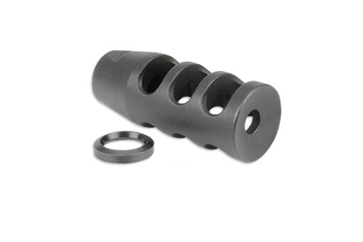 Midwest Industries 2.5" Three Port Muzzle Brake - 1/2-28 - Black Rifle Depot