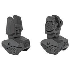 FAB Defense USIQ Front and Rear Flip-Up Sight Set - Black