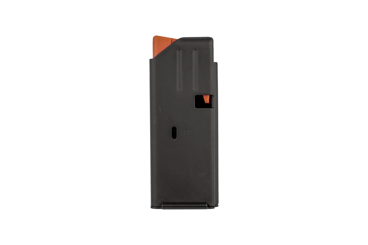 DURAMAG-Stainless-Steel-9mm-Luger-Colt-Style-Magazine-Orange-Follower-10-Round-DURAMAG-Stainless-Steel-9mm-Luger-Colt-Style-Magazine-Orange-Follower-10-Round DURAMAG Stainless Steel 9mm Luger Colt Style Magazine - Orange Follower - 10 Round
