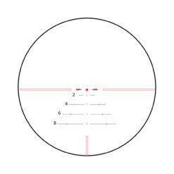 Aim Sports ALPHA 6 1-6X24 30m Riflescope w/ CQ1 MOA Reticle