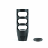 9mm 1/2-28 TPI Three Port Muzzle Brake - Black Nitride