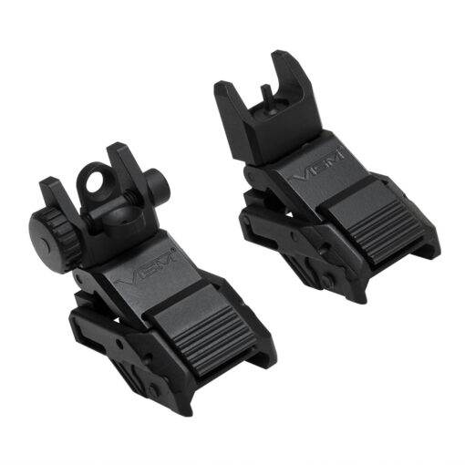 VISM Pro Series Flip-Up Front And Rear Sights - Black Rifle Depot