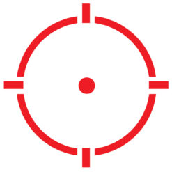 Holosun HS515CM 2 MOA Micro Solar Red Dot Sight - 65 MOA Circle