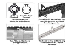 UTG PRO AR-15 Super Slim M-LOK 15