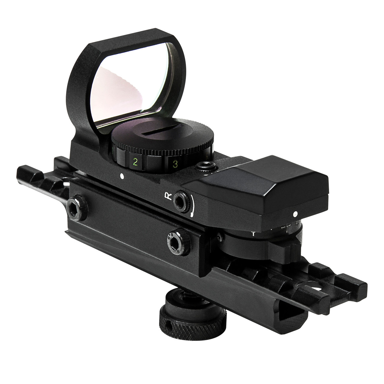 NcSTAR-AR-ComboCarry-Handle-Adapter-Red-And-Green-Reflex-Sight-w-4-Reticles-NcSTAR-AR-ComboCarry-Handle-Adapter-Red-And-Green-Reflex-Sight-w-4-Reticles NcSTAR AR Combo/Carry Handle Adapter Red And Green Reflex Sight w/ 4 Reticles