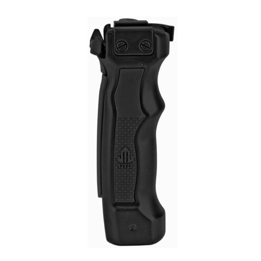 UTG Combat D Grip with Quick Release Deployable Bipod - Black Rifle Depot
