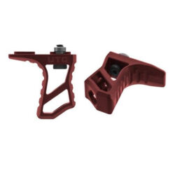 LEAPERS / UTG UTG M-LOK Ultra Slim Handstop - Red, Colored AR 15 Parts, Red AR 15 Parts, Fore Grip, AR 15 Parts, AR Parts, AR 15 Accessories
