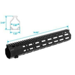 LEAPERS / UTG UTG MR556 M-Lok 15 Super Slim Free Float Handguard BLK