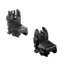 MAGPUL MAGPUL MBUS Flip Sight Set Black, AR Parts, AR15 Parts, AR 15 Parts, AR-15 Parts