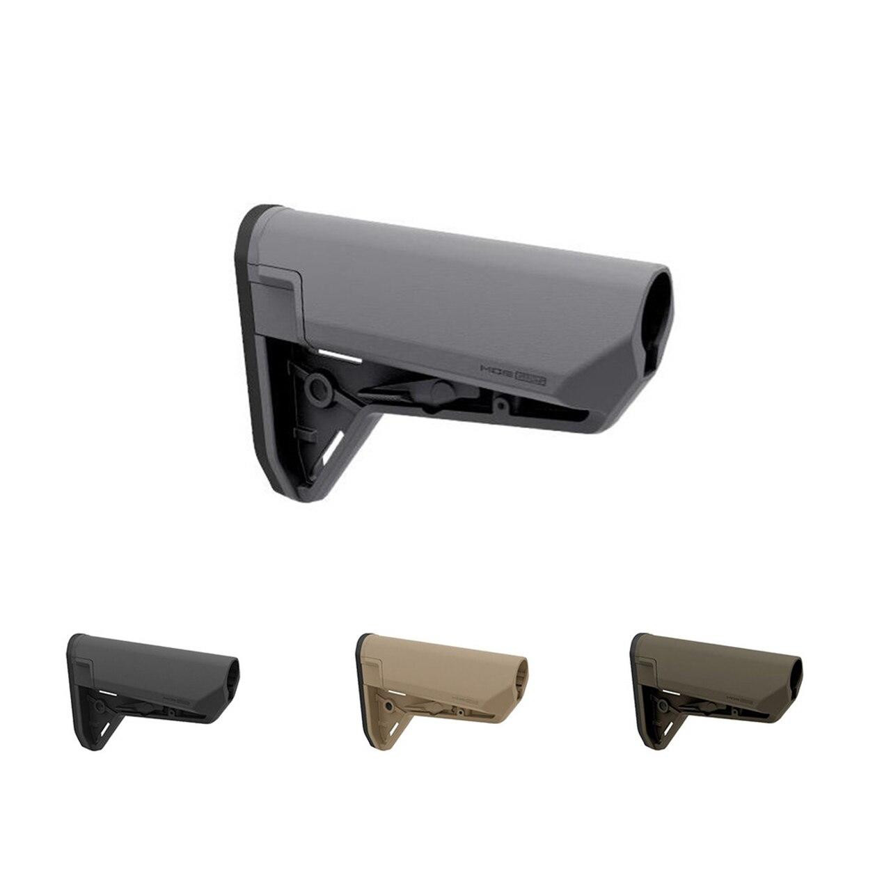 Magpul MOE® SL-S™ Carbine Stock – Mil-Spec - Gray - MAGPUL MOE SL-S Carbine Stock – Mil-Spec GRY MAGPUL MOE SL-S Carbine Stock – Mil-Spec GRY