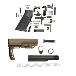 MISSION FIRST TACTICAL Minimalist AR 15 Lower Build Kit SDE, AR 15 Lower Build Kit, AR15 Lower Build Kit, AR 15 LBK, AR 15 Lower Kit, AR 15 Lower Rifle Kit, AR 15 Parts, AR15 Parts, AR Parts, AR 15 Accessories, #1 AR Parts Retailer, American Made AR 15 Parts