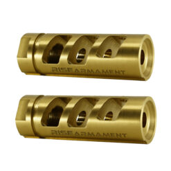 RISE Armament RA-701 Compensator - Titanium Nitride - Gold