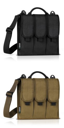 Savior Equipment Rifle Caliber Magazine Holder- Fit Up To 6-12 Mag- Velcro Closure, Single Shoulder Sling