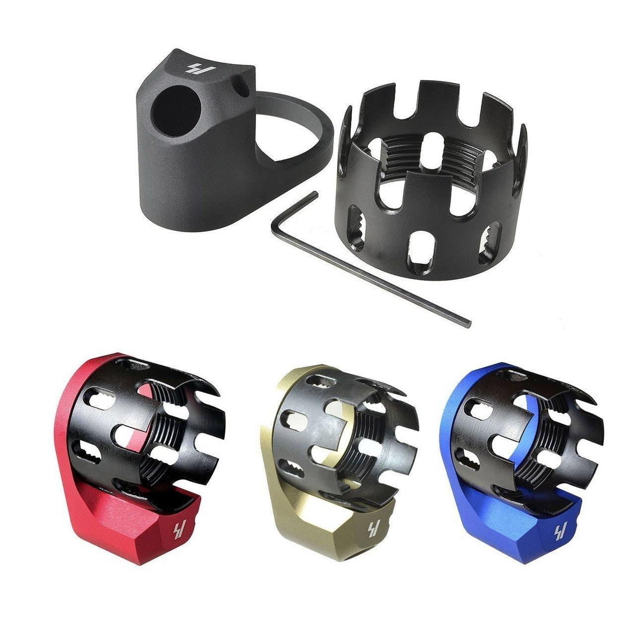 Strike Industries Enhanced Castle Nut-Extended QD End Plate - STRIKE INDUSTRIES Strike Industries AR 15 Enhanced Castle Nut and Extended QD End Plate, Strike Industries Parts, AR 15 Parts STRIKE INDUSTRIES Strike Industries AR 15 Enhanced Castle Nut and Extended QD End Plate, Strike Industries Parts, AR 15 Parts