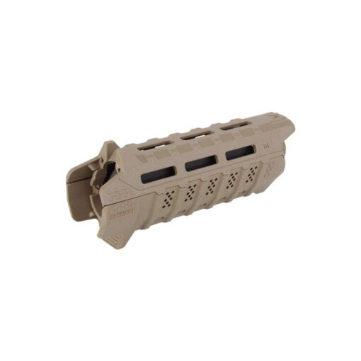 Strike Industries Carbine Length Polymer Handguard (FDE/BLK) - Black Rifle Depot