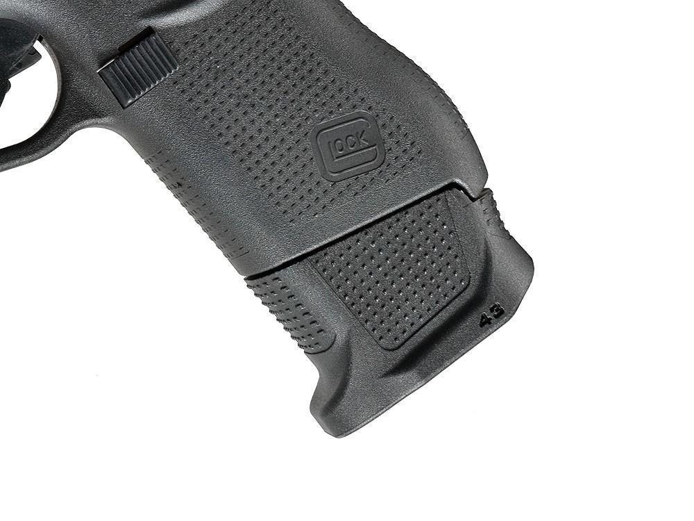 Strike Industries Enhanced Magazine Plate for Glock G43 - Black - STRIKE INDUSTRIES Strike Industries Enhanced Magazine Plate for Glock G43 - Black STRIKE INDUSTRIES Strike Industries Enhanced Magazine Plate for Glock G43 - Black