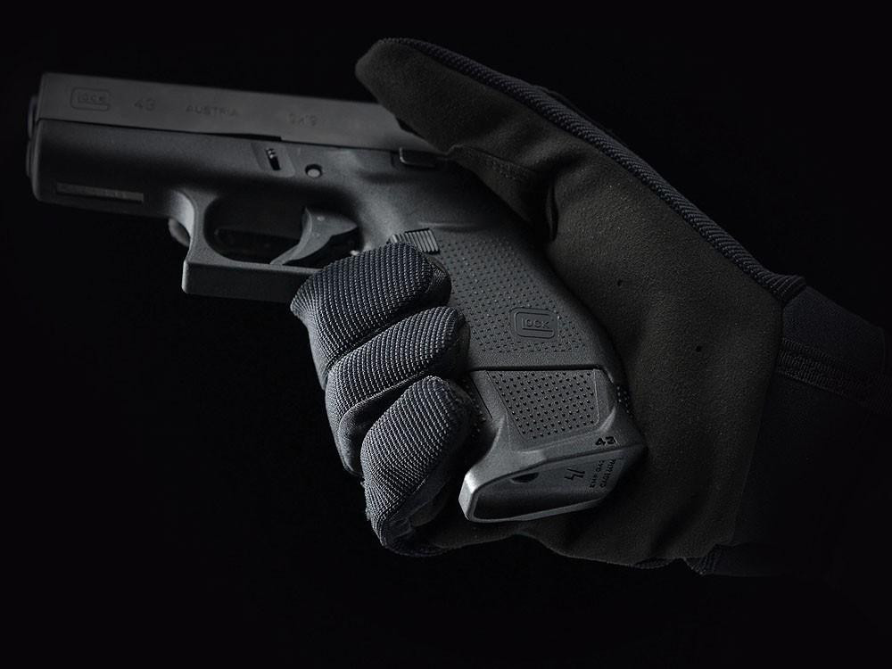 Strike Industries Enhanced Magazine Plate for Glock G43 - Black - STRIKE INDUSTRIES Strike Industries Enhanced Magazine Plate for Glock G43 - Black STRIKE INDUSTRIES Strike Industries Enhanced Magazine Plate for Glock G43 - Black