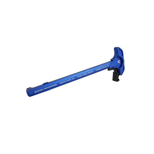 Strike Industries Extended Latch Charging Handle - Blue - Black Rifle Depot