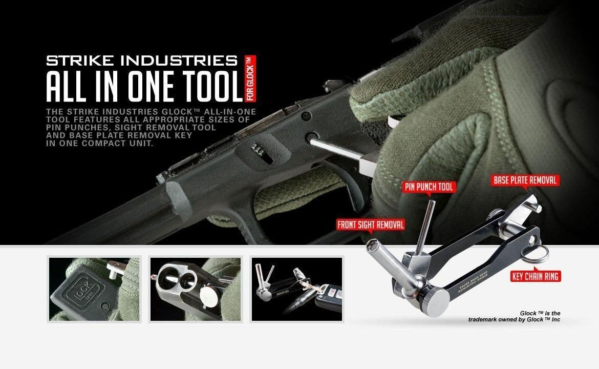 Strike Industries All-in-One Tool for Glock - STRIKE INDUSTRIES Strike Industries Glock All-in-One Tool STRIKE INDUSTRIES Strike Industries Glock All-in-One Tool