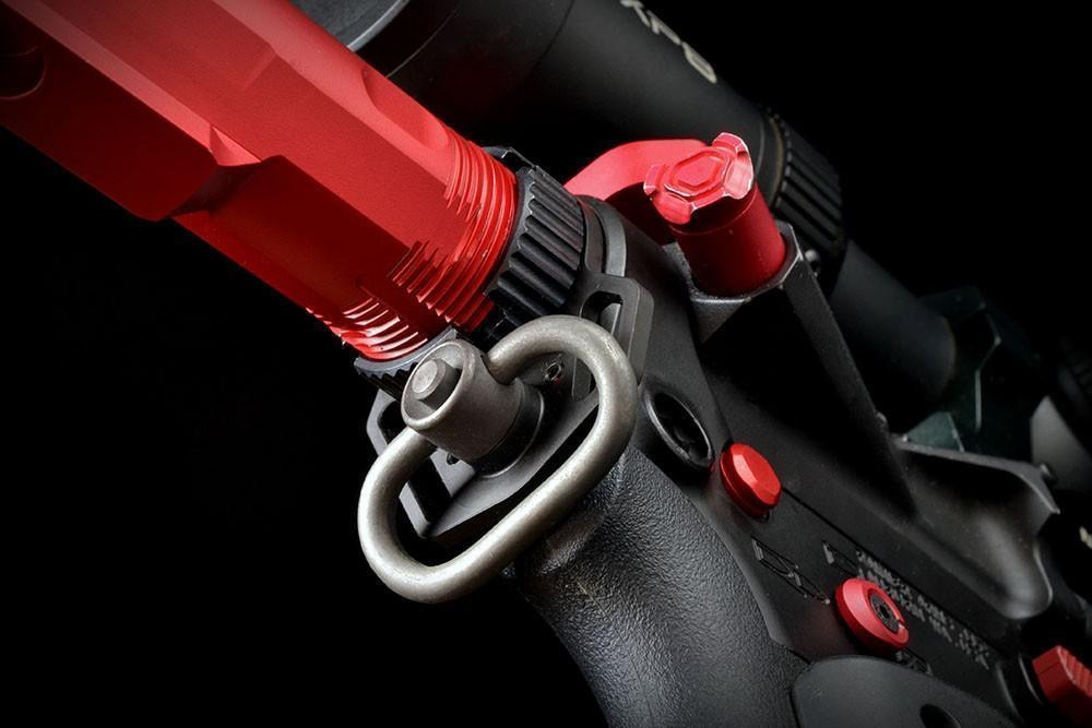 Strike Industries Multi-Function Endplate - STRIKE INDUSTRIES Strike Industries Multi-Function End Plate w/ Anti-Rotation Castle Nut - Black, Castle Nut, AR 15 Parts, AR 15 Spare Parts, AR Parts, AR 15 Lower Parts STRIKE INDUSTRIES Strike Industries Multi-Function End Plate w/ Anti-Rotation Castle Nut - Black, Castle Nut, AR 15 Parts, AR 15 Spare Parts, AR Parts, AR 15 Lower Parts