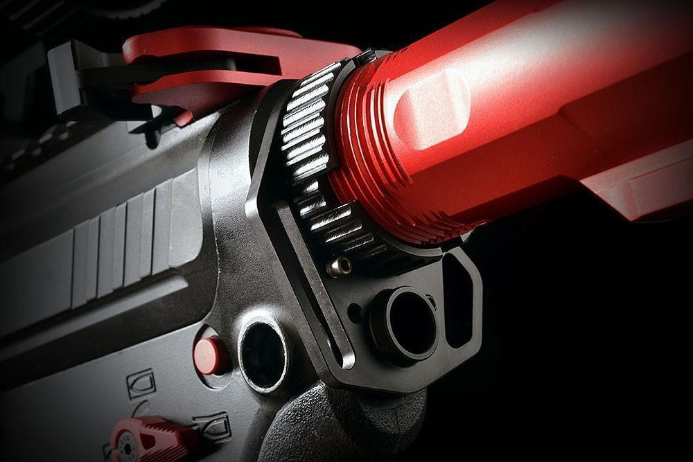 Strike Industries Multi-Function Endplate - STRIKE INDUSTRIES Strike Industries Multi-Function End Plate w/ Anti-Rotation Castle Nut - Black, Castle Nut, AR 15 Parts, AR 15 Spare Parts, AR Parts, AR 15 Lower Parts STRIKE INDUSTRIES Strike Industries Multi-Function End Plate w/ Anti-Rotation Castle Nut - Black, Castle Nut, AR 15 Parts, AR 15 Spare Parts, AR Parts, AR 15 Lower Parts