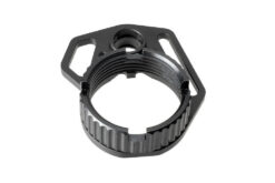 STRIKE INDUSTRIES Strike Industries Multi-Function End Plate w/ Anti-Rotation Castle Nut - Black, Castle Nut, AR 15 Parts, AR 15 Spare Parts, AR Parts, AR 15 Lower Parts