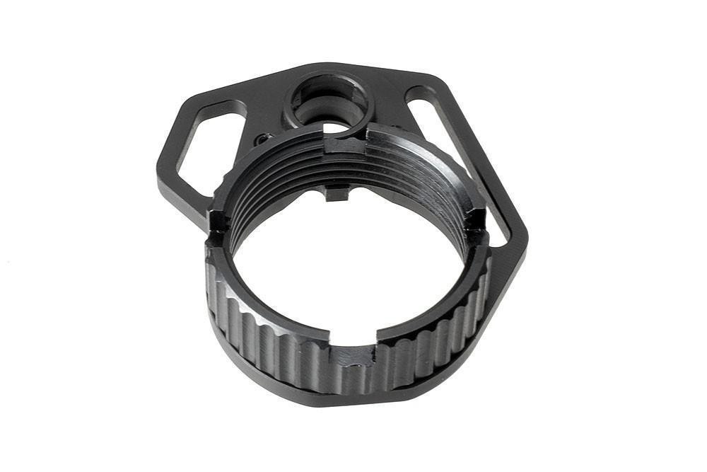 Strike Industries Multi-Function Endplate - STRIKE INDUSTRIES Strike Industries Multi-Function End Plate w/ Anti-Rotation Castle Nut - Black, Castle Nut, AR 15 Parts, AR 15 Spare Parts, AR Parts, AR 15 Lower Parts STRIKE INDUSTRIES Strike Industries Multi-Function End Plate w/ Anti-Rotation Castle Nut - Black, Castle Nut, AR 15 Parts, AR 15 Spare Parts, AR Parts, AR 15 Lower Parts