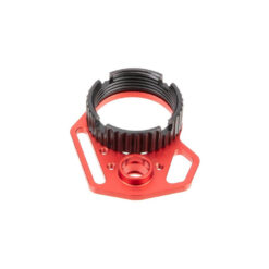 STRIKE INDUSTRIES Strike Industries Multi-Function End Plate w/Anti-Rotation Castle Nut-RED