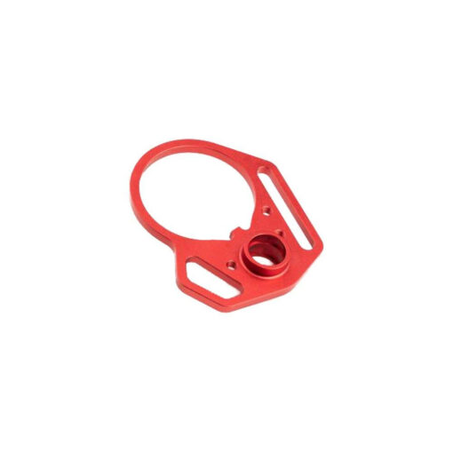 Strike Industries Multi-Function End Plate w/Anti-Rotation Castle Nut-RED - Black Rifle Depot