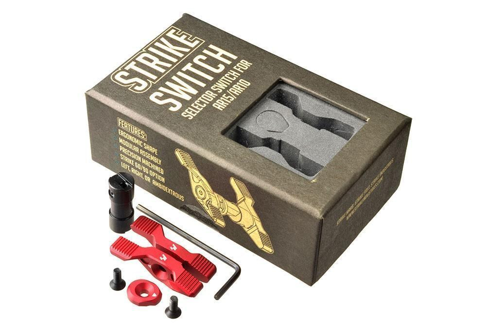 Strike Industries Strike Switch Safety Selector (Black, Blue, Red) - STRIKE INDUSTRIES Strike Industries Strike Switch Safety Selector Black, Blue, Red, Grey STRIKE INDUSTRIES Strike Industries Strike Switch Safety Selector Black, Blue, Red, Grey