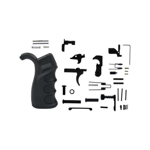 .308 Lower Parts Kit W/DMR Grip - Black Rifle Depot