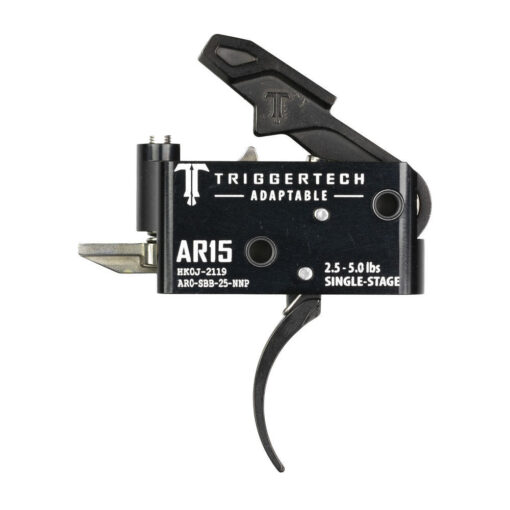 Triggertech Single-Stage Adaptable Pro Curved AR 15 Trigger - Black Rifle Depot