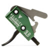 Velocity drop-in trigger for AR-15 with curved trigger and 3 lb pull