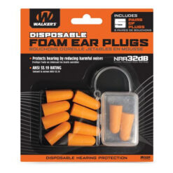 Walkers Disposable Foam Ear Plugs