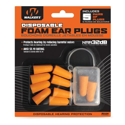 Walkers-Disposable-Foam-Ear-Plugs-Walkers-Disposable-Foam-Ear-Plugs Walkers Disposable Foam Ear Plugs