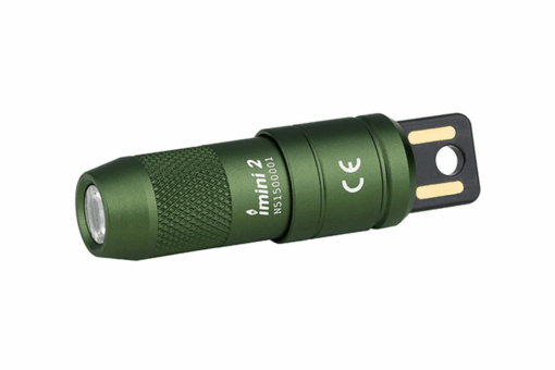 Olight iMini 2 Rechargeable Keychain LED Flashlight - OD Green - Black Rifle Depot