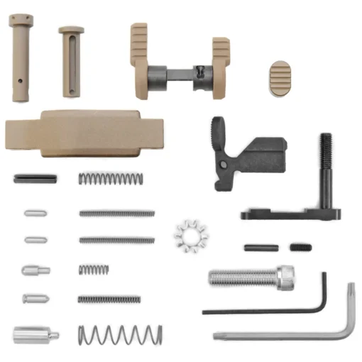 Armaspec Superlight Lower Parts Kit Stainless LPK .223/5.56 - FDE - Black Rifle Depot
