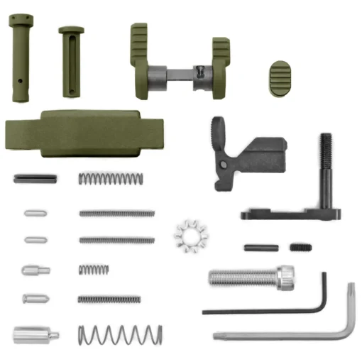 Armaspec Superlight Lower Parts Kit Stainless LPK .223/5.56 - OD Green - Black Rifle Depot