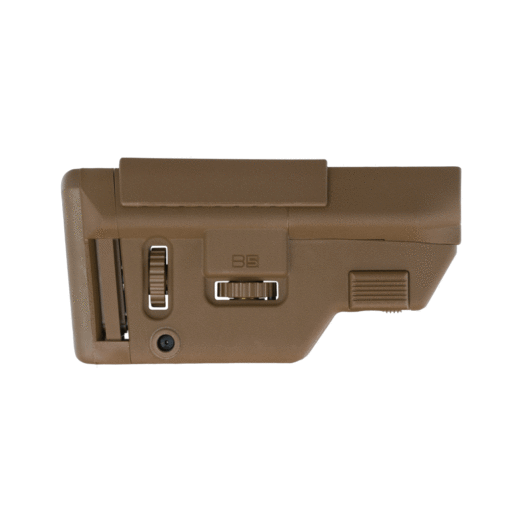 B5 Systems AR-15 Collapsible Precision Stock - Medium, Coyote Brown - Black Rifle Depot