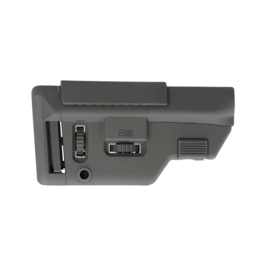 B5 Systems AR-15 Collapsible Precision Stock - Medium, Wolf Grey - Black Rifle Depot