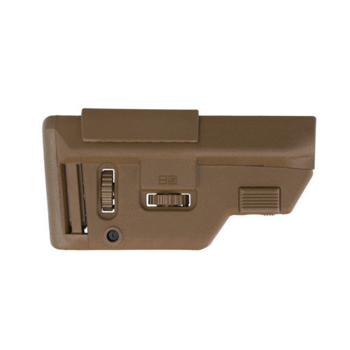 B5 Systems AR-15 Collapsible Precision Stock - Short, Coyote Brown - Black Rifle Depot