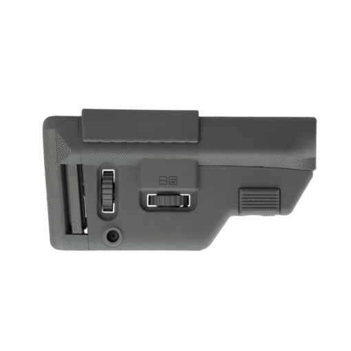 B5 Systems AR-15 Collapsible Precision Stock - Short, Wolf Grey - Black Rifle Depot