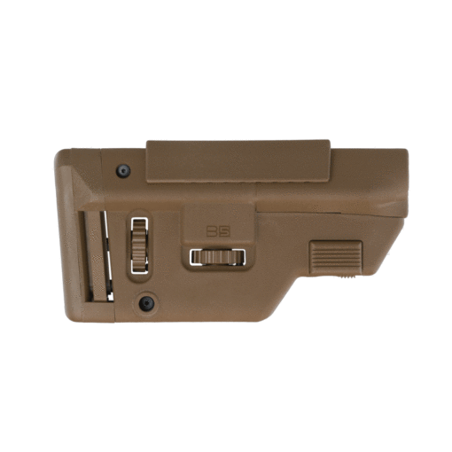 B5 Systems AR-15 Collapsible Precision Stock - Long, Coyote Brown - Black Rifle Depot