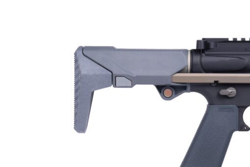 Q AR-15 Shorty PDW Stock - Grey - Black Rifle Depot
