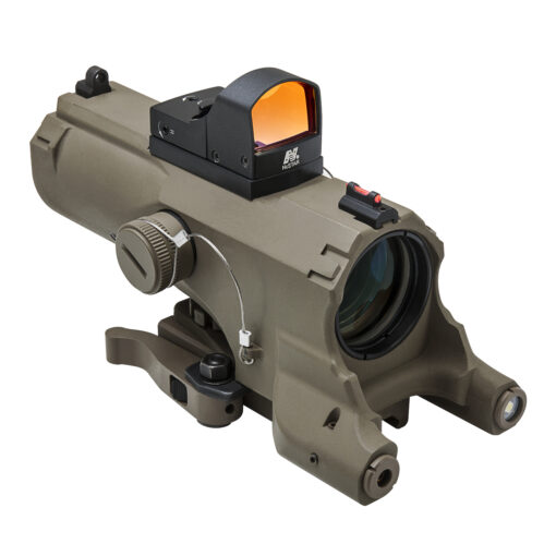 VISM ECO 4XScope/Laser & NAV LED/Micro Red Dot - Tan - Black Rifle Depot
